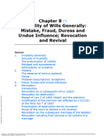 The Law of Succession in South Africa - (Chapter 8 Invalidity of Wills Generally Mistake Fraud Duress and Undue... )