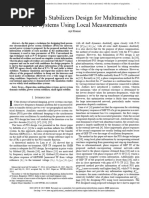 Power System Stabilizers Design For Multimachine Power Systems Using Local Measurements