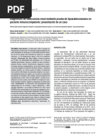 Diagnóstico de Tuberculosis Renal Mediante Prueba de Lipoarabinomanano en Paciente Inmunocompetente: Presentación de Un Caso