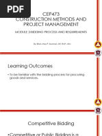 Module 2-Bidding Process and Requirements