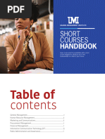 UMI Short Courses Handbook