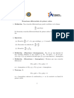 EDO Ecuaciones Diferenciales de Primer Orden