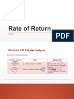 Topic 4 - Rate of Return - Revised