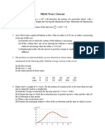 PH102 Week 1 Tutorial Questions