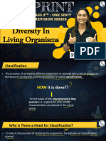 DIVERSITY IN LIVING ORGANISMS - Class Notes - Sprint