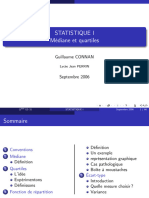 STATISTIQUE I Médiane Et Quartiles