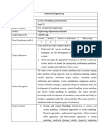 Systems Modelling and Simulation