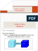 Calor e 1 Lei - Termodinâmica