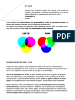 Diferenciar RGB y Cmyk