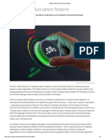 Measuring Product Carbon Footprint