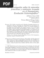 Cases-La Investigacion Sobre La Represesion y Violencia Sexuada en El Franquismo