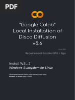 Google Colab Local Installation