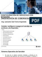 Configuración de Servicios Con Windows v10