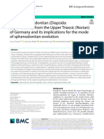 A New Sphenodontian (Diapsida: Lepidosauria) From The Upper Triassic (Norian) of Germany and Its Implications For The Mode of Sphenodontian Evolution