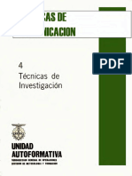 Tecnicas de Investigacion