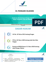 Materi Label Pangan Olahan