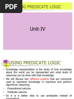 Using Predicate Logic: Unit-IV