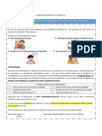 Problemas de Multiplicaciones