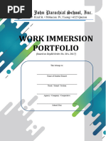 Wok Immersion Work Sheet 2024