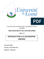 Géographie Urbaine