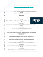 Title: Flexible Formwork Technologies: A State of The Art Review