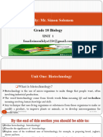 Grade 10 Unit 1 Biology Short Note