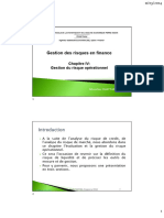 ENSAE Dakar - Gestion Des Risques en Finance - Chapitre 05