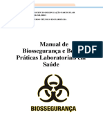 Biossegurança e Boas Práticas Laboratoriais em Saúde - ATUALIZADA