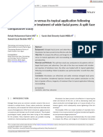 Microbotox Injection Versus Its Topical Application Following Microneedling in