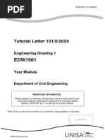 Tutorial Letter 101/0/2024: Engineering Drawing 1