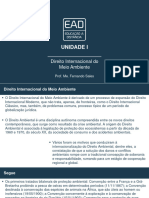 Slides de Aula - Unidade I - Direito Internacional Do Meio Ambiente