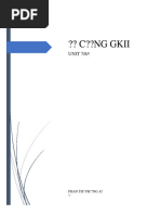 ĐỀ CƯƠNG GKII E7