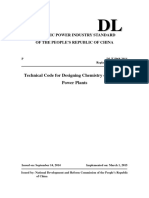 030 DLT5068 Technical Code For Designing Chemistry of Fossil-Fired Power Plants New