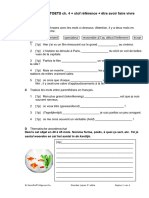 4v - Toets Ch. 4 + Reference Stof + Etre Avoir Faire Vivre - OEFENTOETS