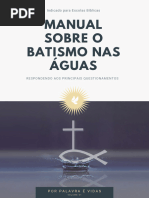 Manual Sobre o Batismo Nas Águas