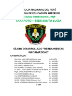 Silabo de Herramientas Informaticas PNP Herramientas Inf 2024