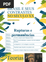 Brasil e Seus Contrastes No Século XX