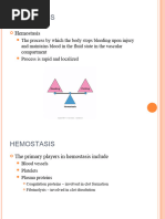 Hemostasis