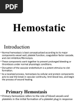 Components of The Haemostatic