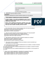 Evaluación Diagnóstica 5º