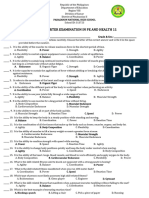 Test - Questionnaire - PE and Health 11 - Q1