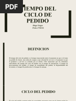 Tiempo Del Ciclo de Pedido