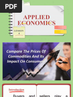 Compare The Prices of Commodities and Its Impact On Consumers