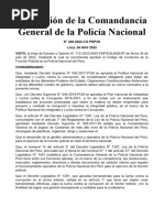 Codigo de Conducta de La Función Policial en La La PNP.