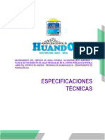 11.4 - Especificaciones Técnicas Del Sistema de Tratamiento de Aguas Residuales P.LIBRE