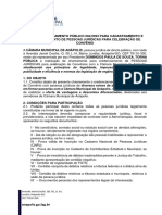 Edital de Chamamento Publico N 04 2023 para Celebracao de Convenios Camara Municipal de Anapolis