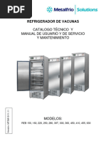 Ok Manual de Usuario y de Servicio Metalfrio Mod Reb 450