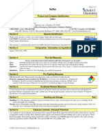 Msds Sulfur