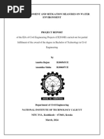 EIA - Impacts and Mitigation Measure On Water