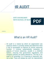 HR Audit: Kirti Shivakumar Mats School of Business